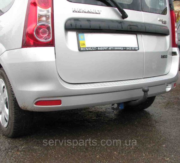 Фаркоп знімний гак Dacia Logan MCV 2007-2013 (Renault Logan универсал) без підрізу бампера. - Зображення 7
