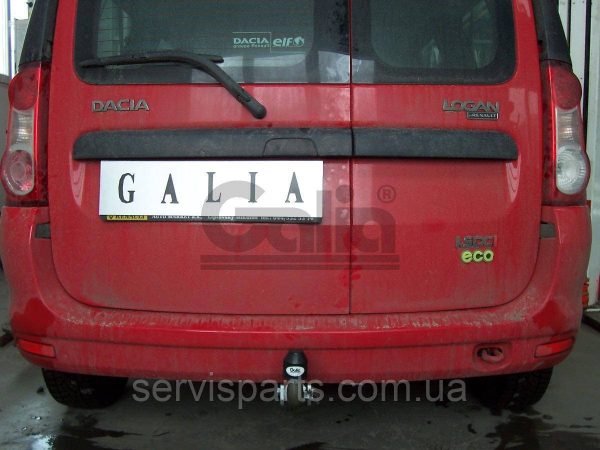 Оцинкований фаркоп на Dacia Logan MCV 2007-2013 (Renault Logan универсал) без підрізу бампера. - Зображення 2