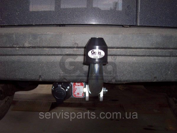 Оцинкований фаркоп на Dacia Logan MCV 2007-2013 (Renault Logan универсал) без підрізу бампера. - Зображення 3
