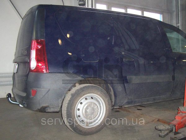 Оцинкований фаркоп на Dacia Logan MCV 2007-2013 (Renault Logan универсал) без підрізу бампера. - Зображення 4
