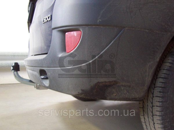 Оцинкований фаркоп на Dacia Logan MCV 2007-2013 (Renault Logan универсал) без підрізу бампера. - Зображення 6