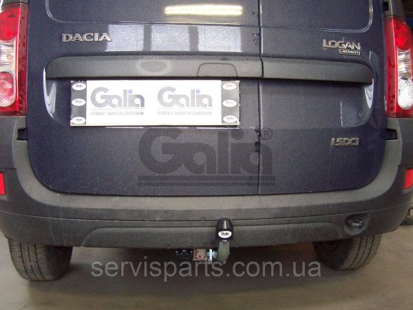 Оцинкований фаркоп на Dacia Logan MCV 2007-2013 (Renault Logan универсал) без підрізу бампера. - Зображення 7