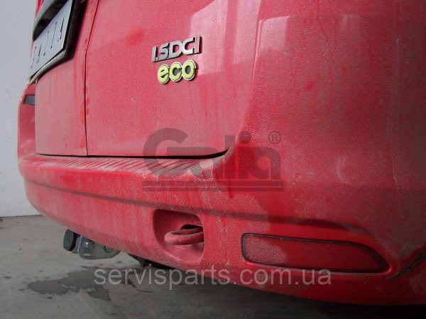 Оцинкований фаркоп на Dacia Logan MCV 2007-2013 (Renault Logan универсал) без підрізання бампера Швидкознімний автомат на ручці - Зображення 3