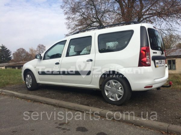 Польський фаркоп на Dacia Logan MCV 2007-2013 (Renault Logan универсал) без підрізу бампера. - Зображення 3