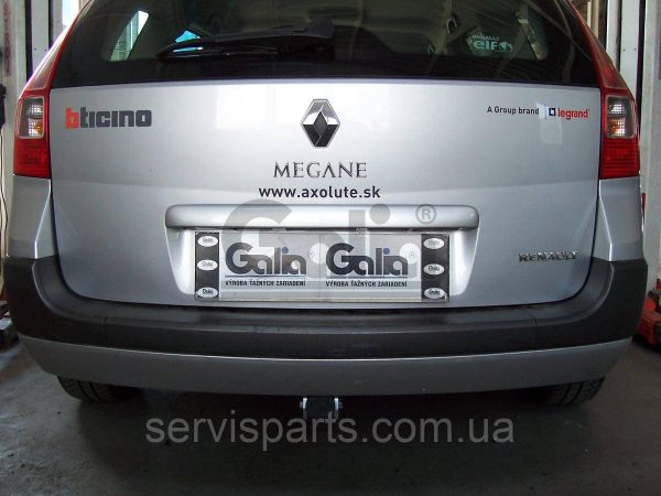 Оцинкований фаркоп на Renault Megane II 2003-2009 (сідан і универсал) Швидкознімний автомат на ручці - Зображення 3