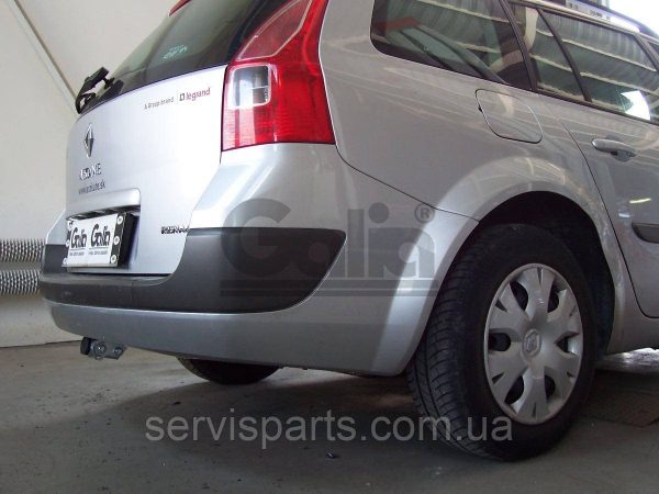 Оцинкований фаркоп на Renault Megane II 2003-2009 (сідан і универсал) Швидкознімний автомат на ручці - Зображення 4