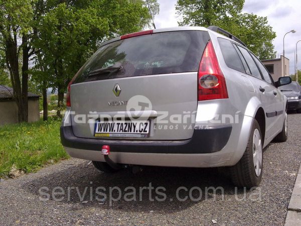 Фаркоп з'ємний гак Renault Megane II 2003-209 (седан і универсал)
