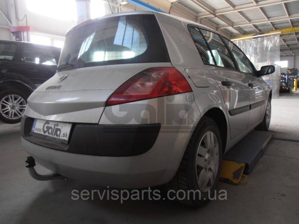 Оцинкований фаркоп з'ємний гак на Renault Megane II 2002-2008 (хетчбек) - Зображення 2