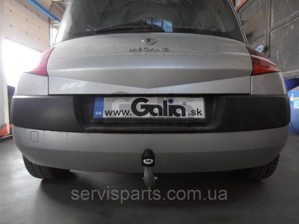 Оцинкований фаркоп з'ємний гак на Renault Megane II 2002-2008 (хетчбек) - Зображення 7