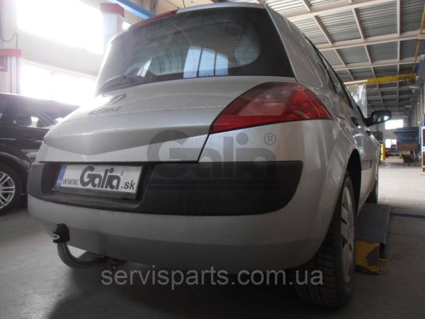 Оцинкований фаркоп з'ємний гак на Renault Megane II 2002-2008 (хетчбек) - Зображення 3