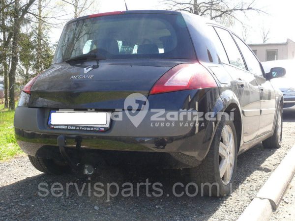Польський фаркоп з'ємний гак на Renault Megane II 2002-2008 (хетчбек) - Зображення 3