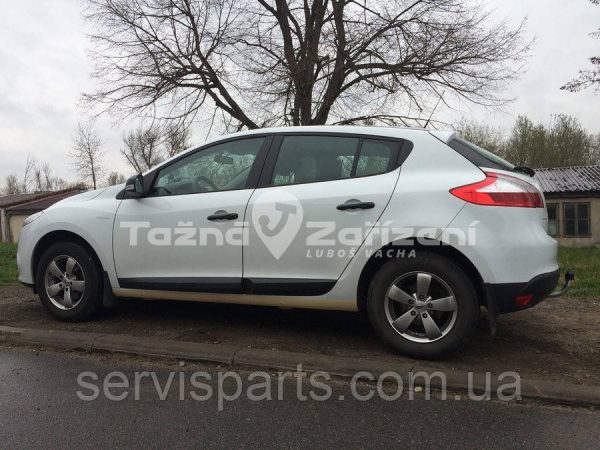Оцинкований фаркоп на Renault Megane III 2002-2008 (хетчбек) без підрізу бампера. - Зображення 4