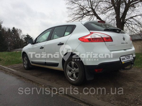 Оцинкований фаркоп на Renault Megane III 2002-2008 (хетчбек) без підрізу бампера. - Зображення 5