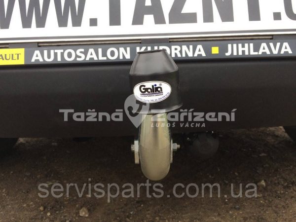 Оцинкований фаркоп на Renault Megane III 2002-2008 (хетчбек) без підрізу бампера. - Зображення 6