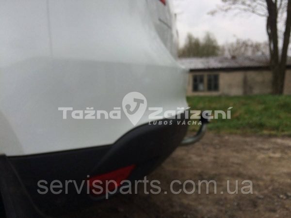 Оцинкований фаркоп на Renault Megane III 2002-2008 (хетчбек) без підрізу бампера. - Зображення 7