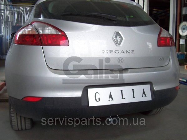 Оцинкований фаркоп на Renault Megane III 2008-2015 (хетчбек) Швидкознімний автомат на ручці - Зображення 4