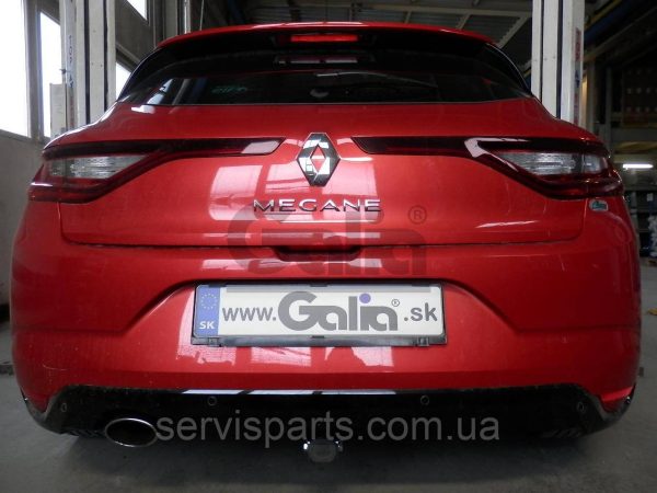 Оцинкований фаркоп на Renault Megane IV 2016- (хетчбек) Швидкознімний автомат на ручці - Зображення 3