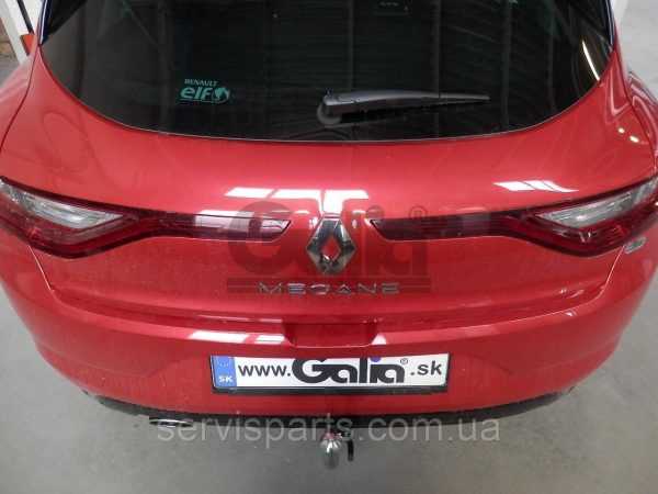 Оцинкований фаркоп на Renault Megane IV 2016- (хетчбек) Швидкознімний автомат на ручці - Зображення 6