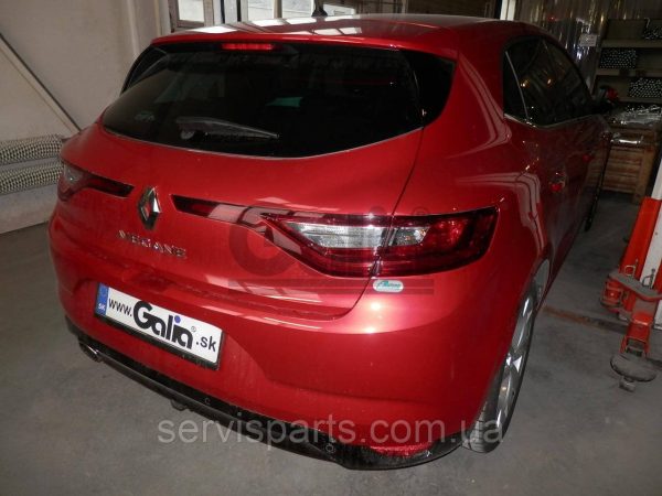 Оцинкований фаркоп на Renault Megane IV 2016- (хетчбек) Швидкознімний автомат на ручці - Зображення 2