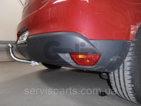 Оцинкований фаркоп на Renault Megane III 2002-2008 (хетчбек) без підрізу бампера. - Зображення 9