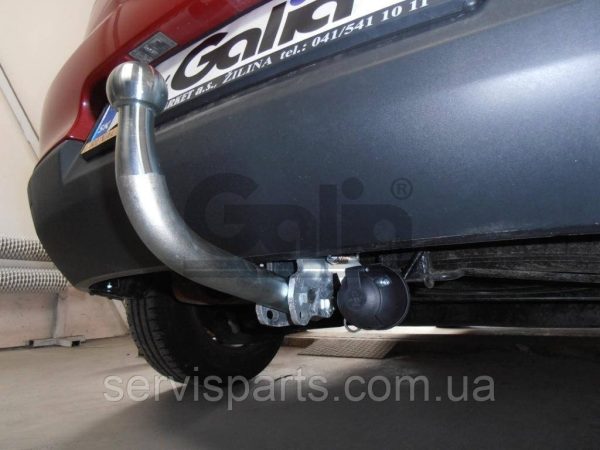 Оцинкований фаркоп на Renault Megane III 2002-2008 (хетчбек) без підрізу бампера. - Зображення 10