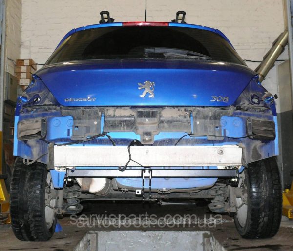 Польський фаркоп на Peugeot 308 2007-2013 хетчбек (без підрізу бампера) - Зображення 8