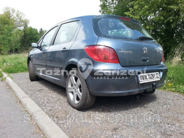 Польський фаркоп на Peugeot 307 2001-2007 хетчбек (без підрізу бампера) - Зображення 9