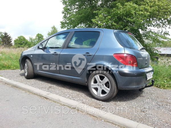 Польський фаркоп на Peugeot 307 2001-2007 хетчбек (без підрізу бампера) - Зображення 10