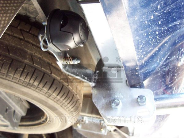 Оцинкований фаркоп на Peugeot 307 SW 2002-2008 (Пежо 307) без підрізу бампера. - Зображення 6
