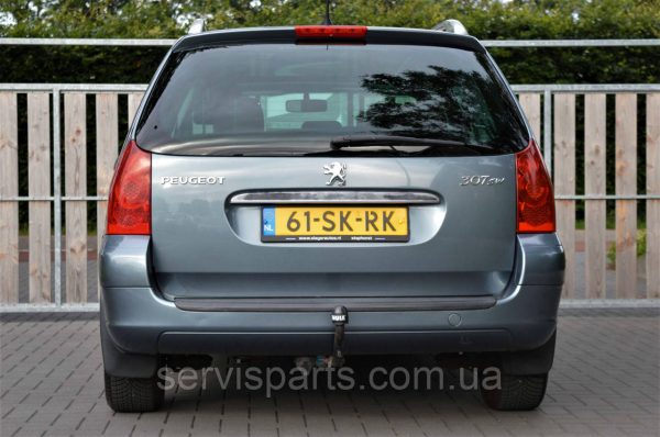 Фаркоп знімний гак на Peugeot 307 SW 2002-2008 (без підрізу бампера)