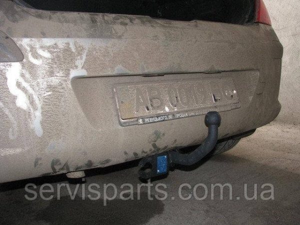 Знімний фаркоп на Peugeot 307 2001-2007 хетчбек (без підрізу бампера)