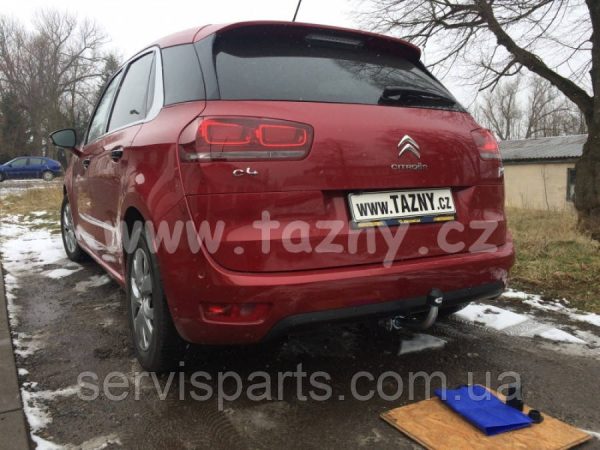 Оцинкований фаркоп на Citroen C4 Picasso 2013- (також Grand Picasso і SpaceTourer) Швидкознімний автомат на ручці - Зображення 8