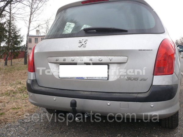 Польський фаркоп на Peugeot 308 SW 2007-2014 (без підрізу бампера) - Зображення 3