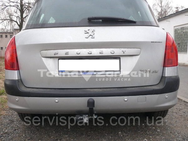 Польський фаркоп на Peugeot 308 SW 2007-2014 (без підрізу бампера) - Зображення 4