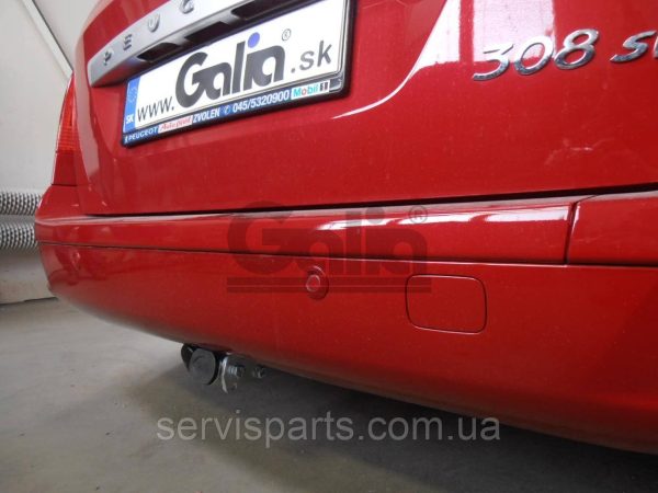 Оцинкований фаркоп на Peugeot 308 SW 2007-2014 Універсал (без підрізання бампера) Швидкознімний автомат на ручці - Зображення 3