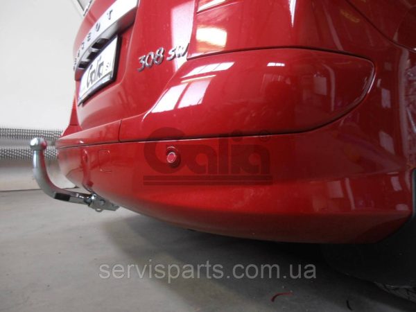 Оцинкований фаркоп на Peugeot 308 SW 2007-2014 Універсал (без підрізання бампера) Швидкознімний автомат на ручці - Зображення 8