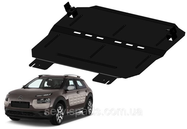 Захист двигуна Citroen C4 Cactus 2014-2018 (Сітроен C4 Кактус) - Зображення 7