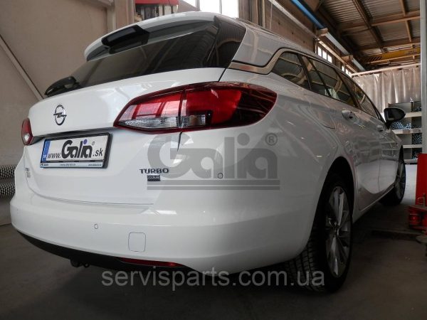 Оцинкований фаркоп на Opel Astra K Sports Tourer 2016-2021 без підрізування бампера Швидкознімний автомат на ручці - Зображення 2