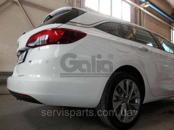 Оцинкований фаркоп на Opel Astra K Sports Tourer 2016-2021 без підрізування бампера Швидкознімний автомат на ручці - Зображення 3