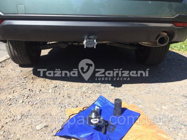 Оцинкований фаркоп на Subaru Forester SJ 2013-2018 (Субару Форестер) Швидкознімний автомат на ручці - Зображення 10