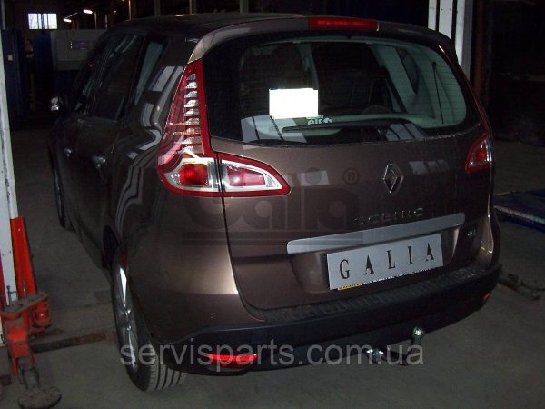 Оцинкований фаркоп на Renault Scenic III 2009-2015 (Рено Сценік) без підрізу бампера - Зображення 3
