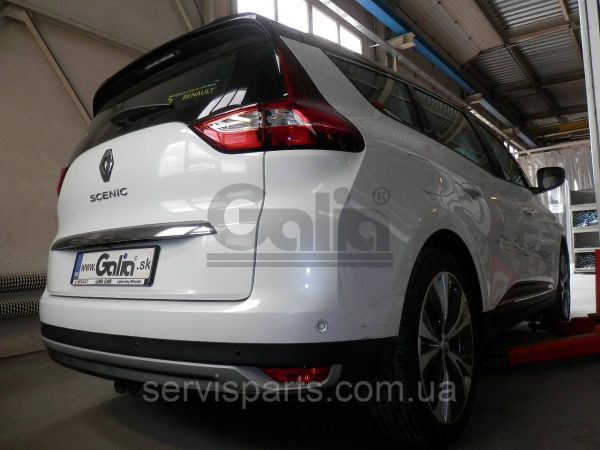 Словацький фаркоп на Renault Scenic IV 2016- (Grand Scenic 4) Швидкознімний автомат на ручці