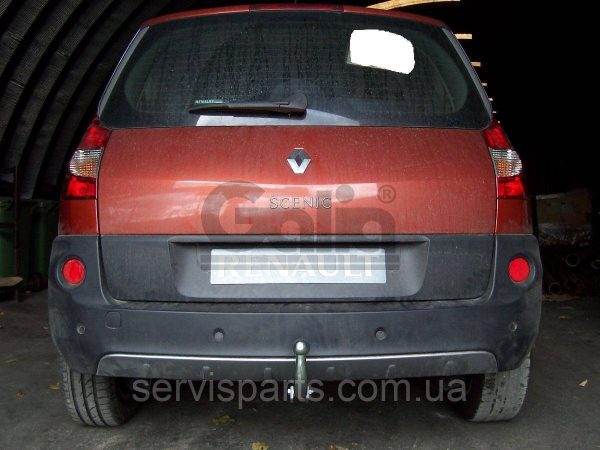 Словацький фаркоп на Renault Megane Scenic II 2004-2009 (Grand Scenic) без підрізу бампера - Зображення 2