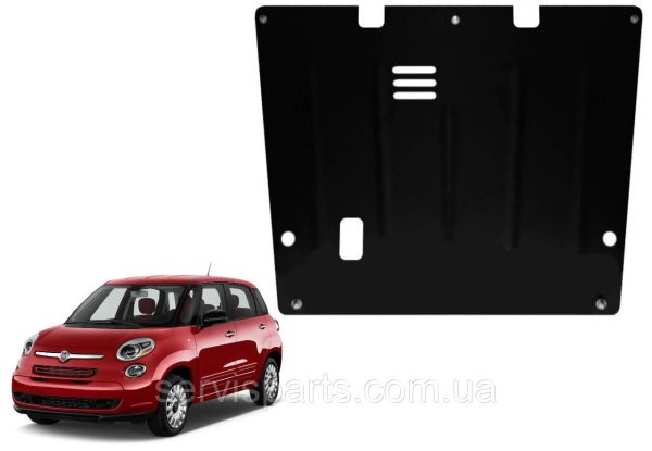 Захист двигуна Fiat 500L 2012+ (Фіат 500l) - Зображення 2