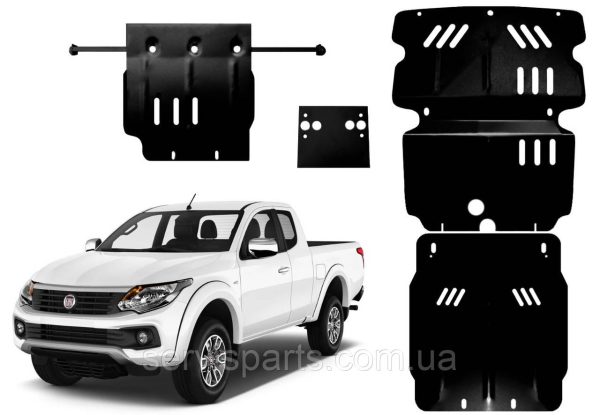 Захист двигуна Fiat Fullback 2016+ (Фіат Фулбек) - Зображення 3