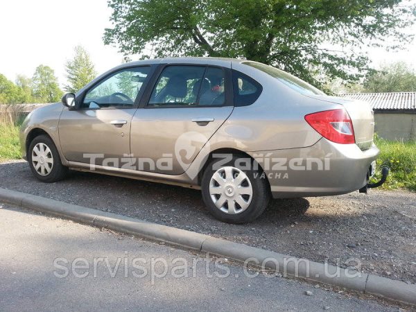 Польський фаркоп Renault Thalia Clio Symbol седан 1999-2013 без підрізання бампера - Зображення 6