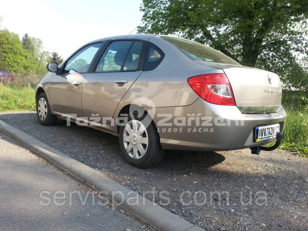 Польський фаркоп Renault Thalia Clio Symbol седан 1999-2013 без підрізання бампера - Зображення 7