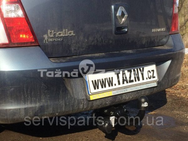 Польський фаркоп Renault Thalia Clio Symbol седан 1999-2013 без підрізання бампера - Зображення 10