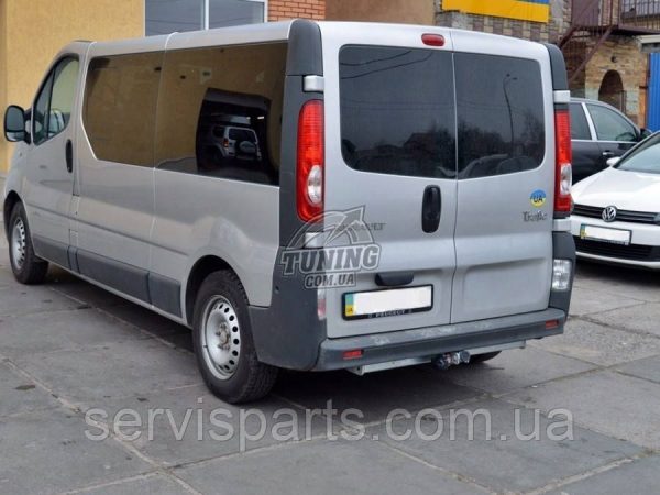 Оцинкований фаркоп на Renault Trafic 2001-2014 (Рено Трафік) Швидкознімний автомат на ручці - Зображення 8