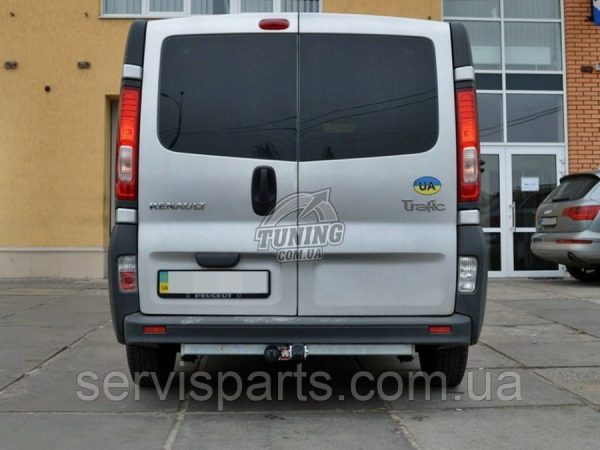 Оцинкований фаркоп на Renault Trafic 2001-2014 (Рено Трафік) Швидкознімний автомат на ручці - Зображення 9